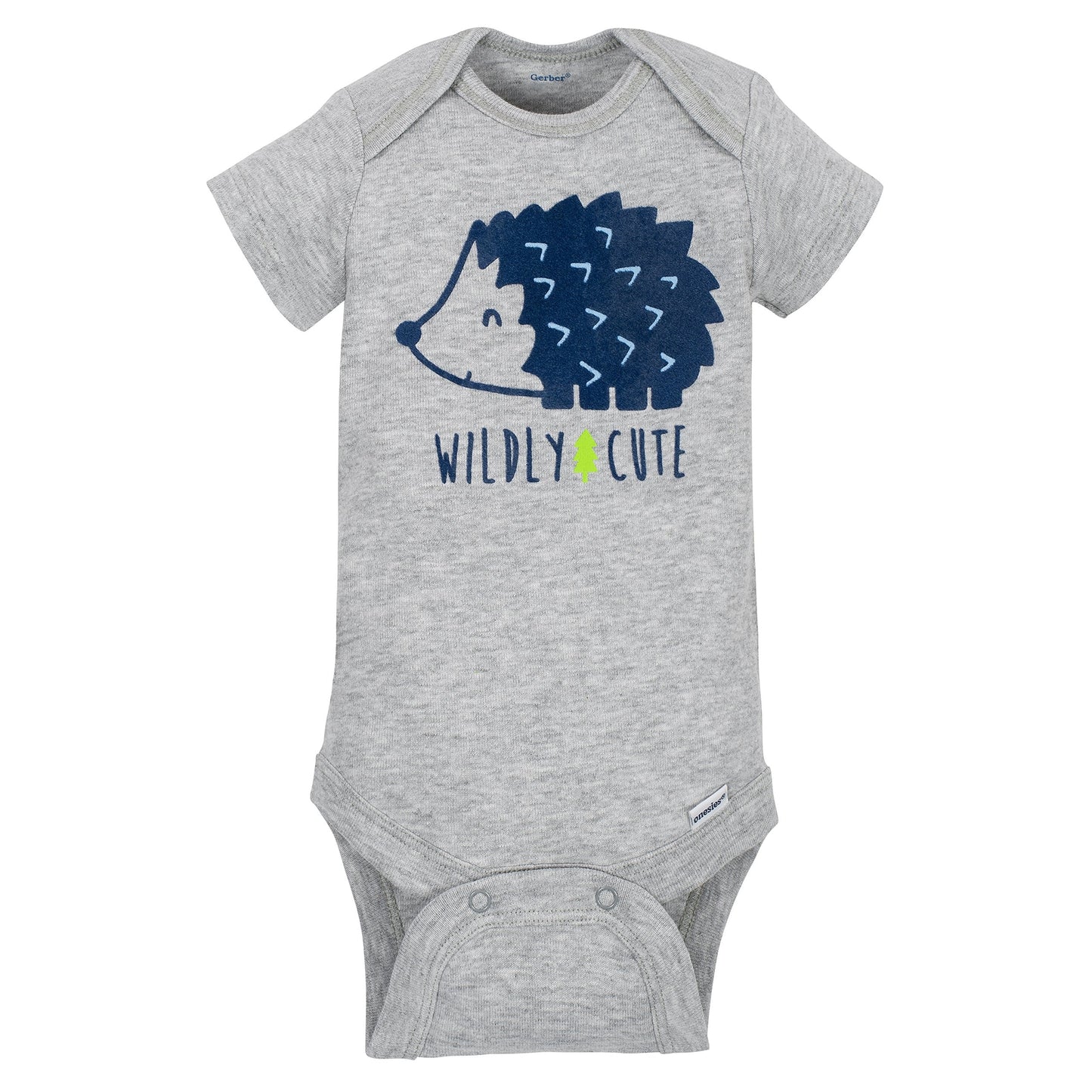 Gerber Baby Boys 5-Pack Short Sleeve Variety Onesies Bodysuits Hedgehog 0-3 Months
