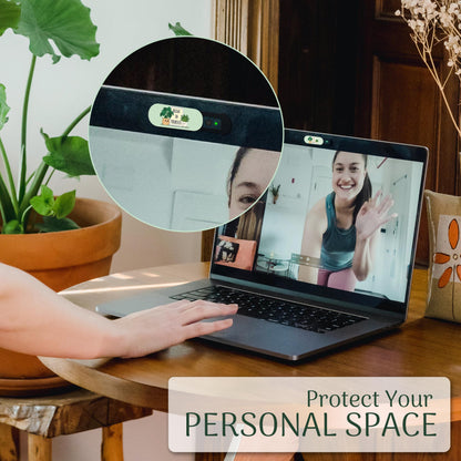 MESMOS Laptop Camera Cover Slide Cute, Laptop Accessories, Computer Camera Webcam Cover Slide, Web Cam Privacy Cam Blocker. Fits MacBook Pro & Air, iPad iMac (Large)