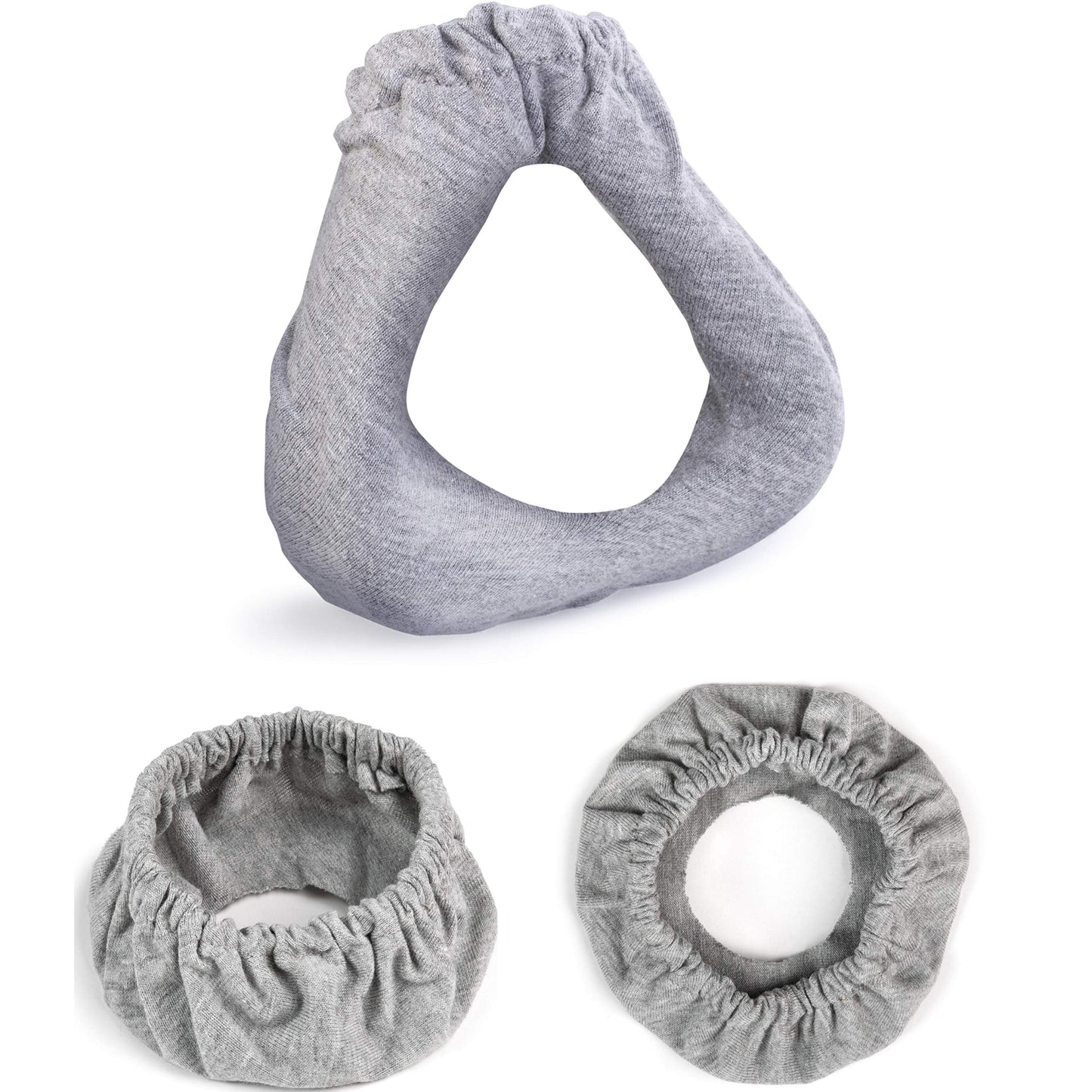 10 Pack Cpap Mask Liners to Reduce air leaks Ultra Soft Cotton Covers are Washable and Easy to Clean with Laundry Bag (10 Count (Pack of 1))