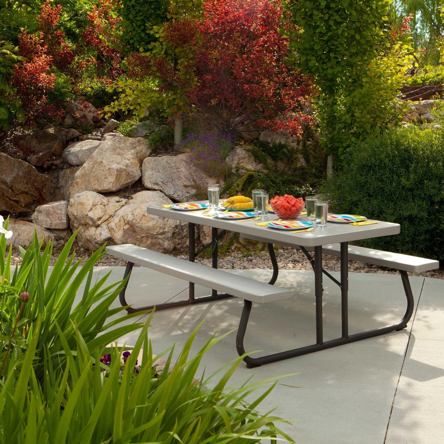 Lifetime Folding Picnic Table, 6-Foot