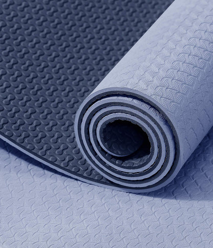 IUGA Yoga Mat Non Slip Anti-tear Pilates Mat Eco Friendly Hot Yoga Mats Thick for Workout & Exercise(72"x 24"x 6mm)