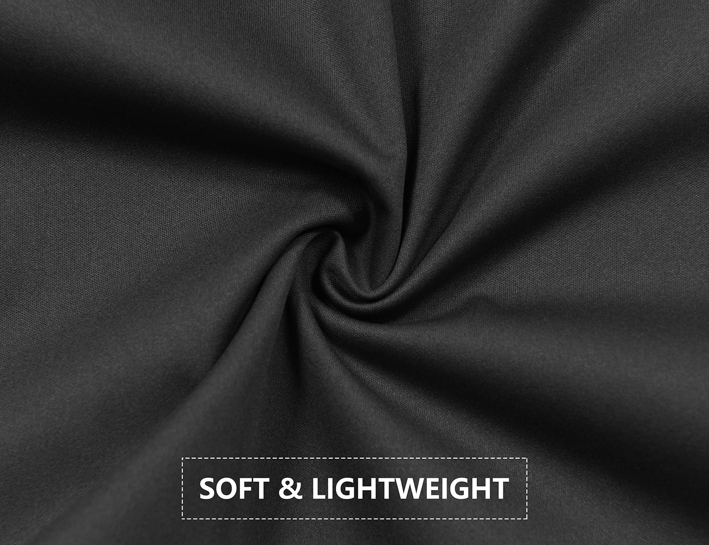 Little Donkey Andy Men's Lightweight Softshell Vest Windproof Sleeveless Jacket for Travel Hiking Running Golf Black L