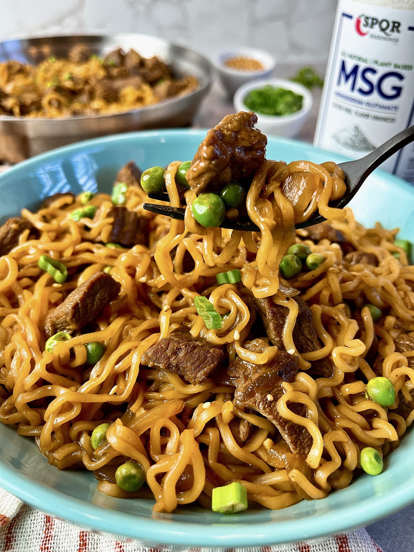 Plant Based MSG Seasoning Monosodium Glutamate XL 12 Ounce Bottle Gluten Free Restaurant Grade Flavor Enhancer by SPQR Seasonings