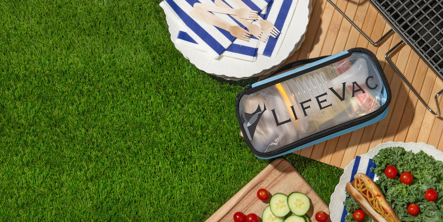 LifeVac Blue Travel Kit - Portable Suction Rescue Device, First Aid Kit for Kids and Adults, Portable Airway Suction Device for Children and Adults