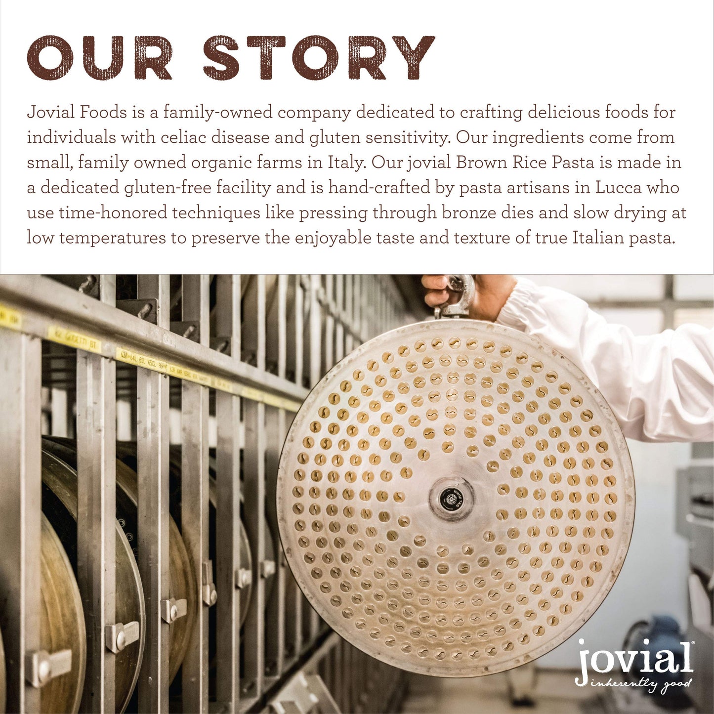 Jovial, Pasta Farfalle Brown Rice Organic, 12 Ounce