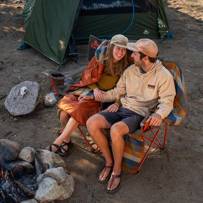 Kelty Loveseat 2-Person Oversized Camping Chair – Folding Heavy Duty Double Camp Seat for Soccer Games, Backyard, Tailgating and Beach Days (Dark Shadow/Navy)