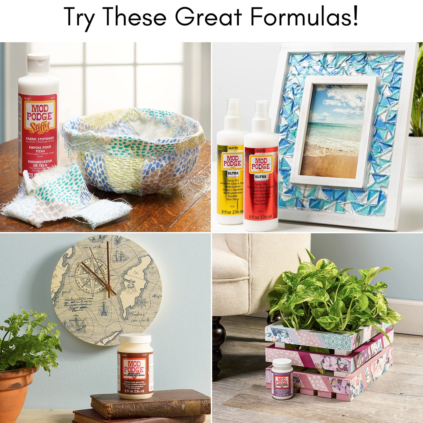 Mod Podge Spray Acrylic Sealer that is Specifically Formulated to Seal Craft Projects, Dries Crystal Clear is Non-Yellowing No-Run and Quick Drying, 12 ounce, Gloss