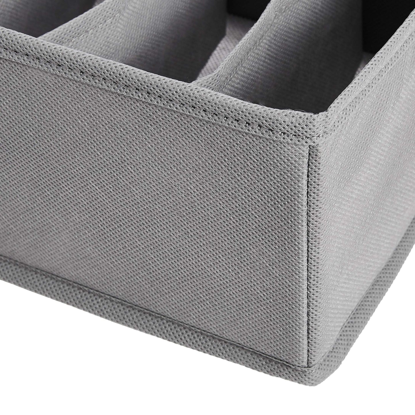 Amazon Basics Underwear Dresser Drawer Organizers, Pack of 2, Gray