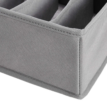 Amazon Basics Underwear Dresser Drawer Organizers, Pack of 2, Gray