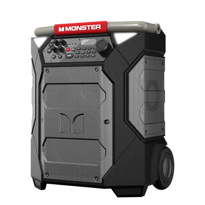 Monster Rockin’ Roller 270 Indoor/Outdoor Portable Bluetooth Speaker | up to 200W of 270 Degree Sound & up to 100 Hours of Playtime