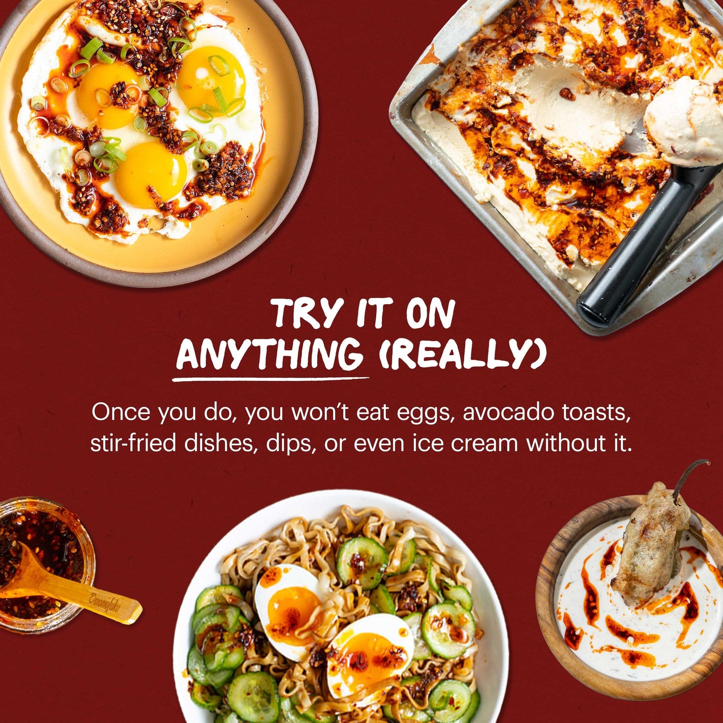 Momofuku Black Truffle Chili Crunch by David Chang, (5.5 Ounces), Chili Oil with Crunchy Garlic and Shallots, Spicy Chili Crisp with Real Truffle for Cooking as Sauce or Topping (Packaging May Vary)