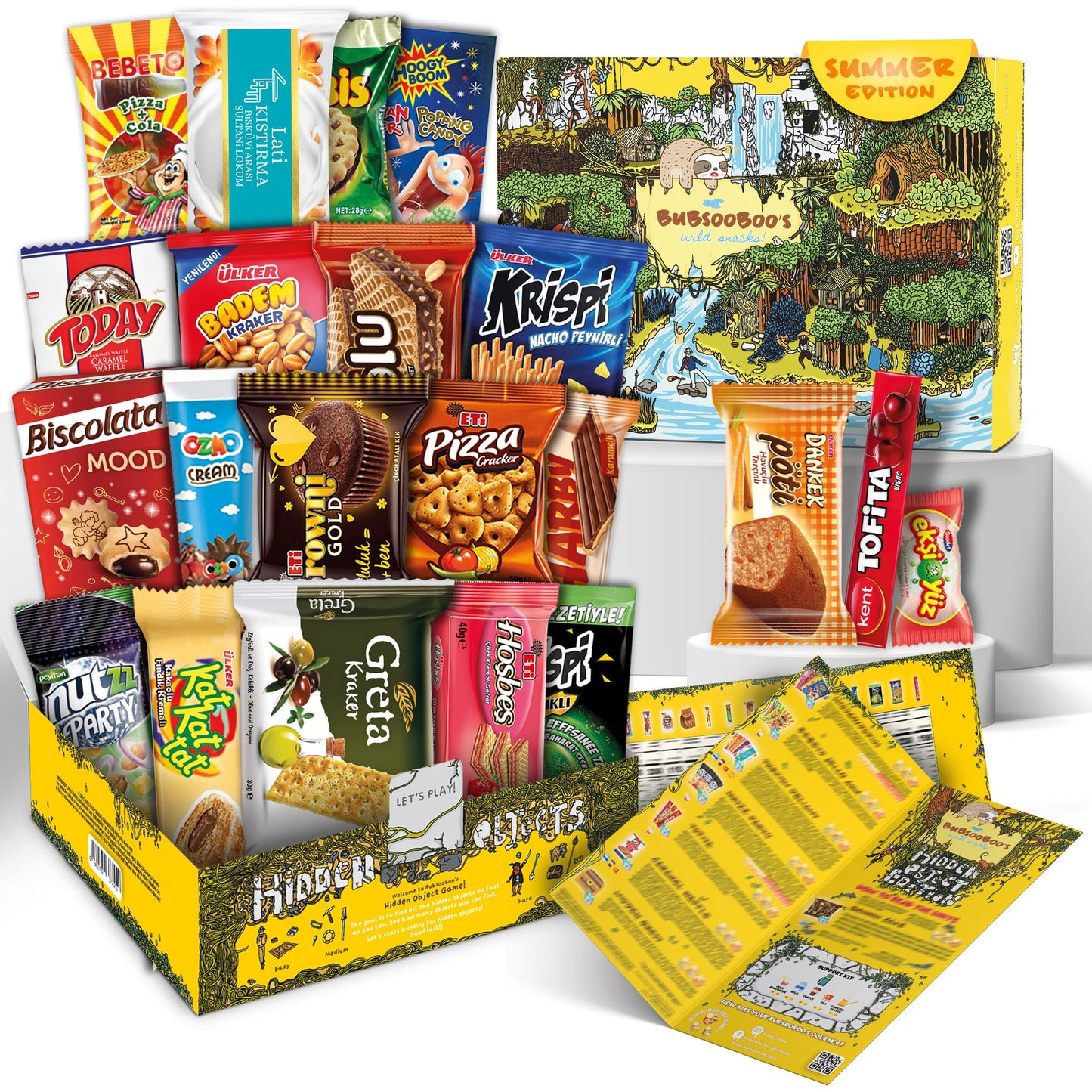 Maxi International Snack Box | Premium Exotic Foreign Snacks and Candies | Unique Gift Around the World for Friends and Family | 21 Full-Size Snacks