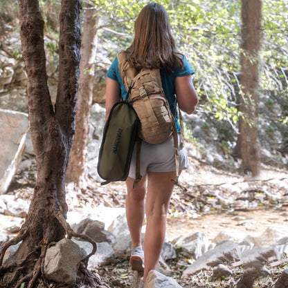 MARCHWAY Lightweight Folding High Back Camping Chair with Head Support, Stable Portable Compact for Outdoor Camp, Travel, Beach, Picnic, Festival, Hiking, Backpacking (Highback Green)