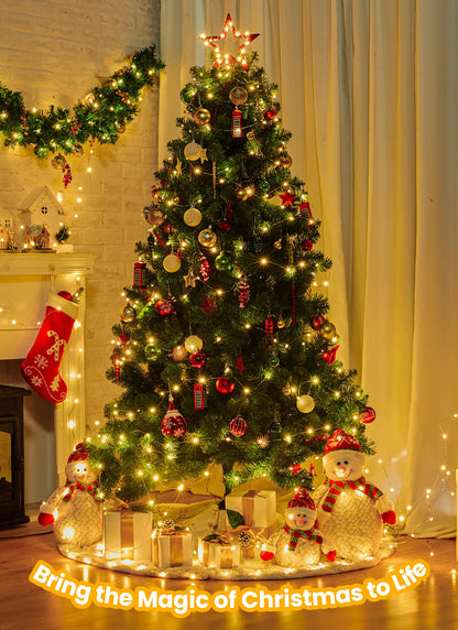 Minetom Fairy Lights with Remote, 66 Feet 200 Led Firefly String Lights Plug in for Bedroom Home Wall Ceiling Christmas Tree Wreath Craft Wedding Party Indoor Outdoor Decoration, Warm White