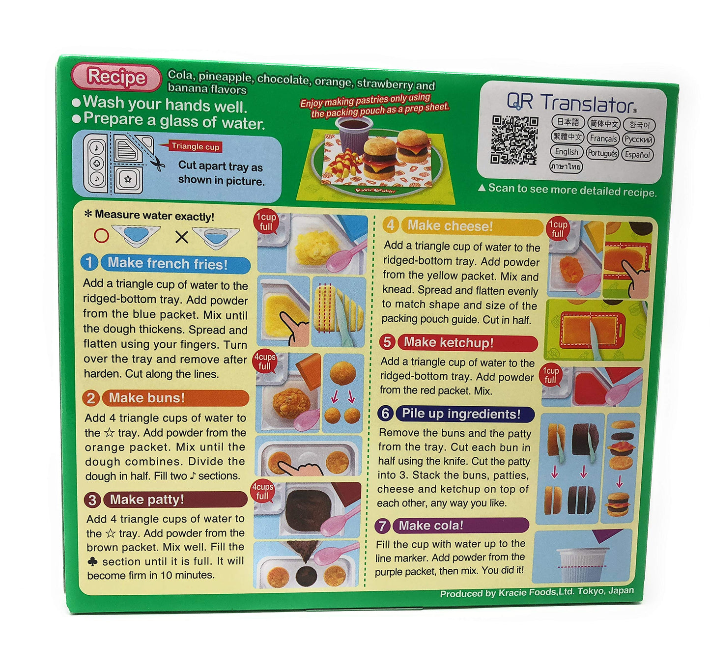 Popin’ Cookin Diy Candy Kit (8 Pack Varieties) - Tanoshii Bento, Ramen and Waffle, Cakes, Sushi and Donuts, Hamburger, and Kawaii Gummy Land in Fusion Select Gift Box