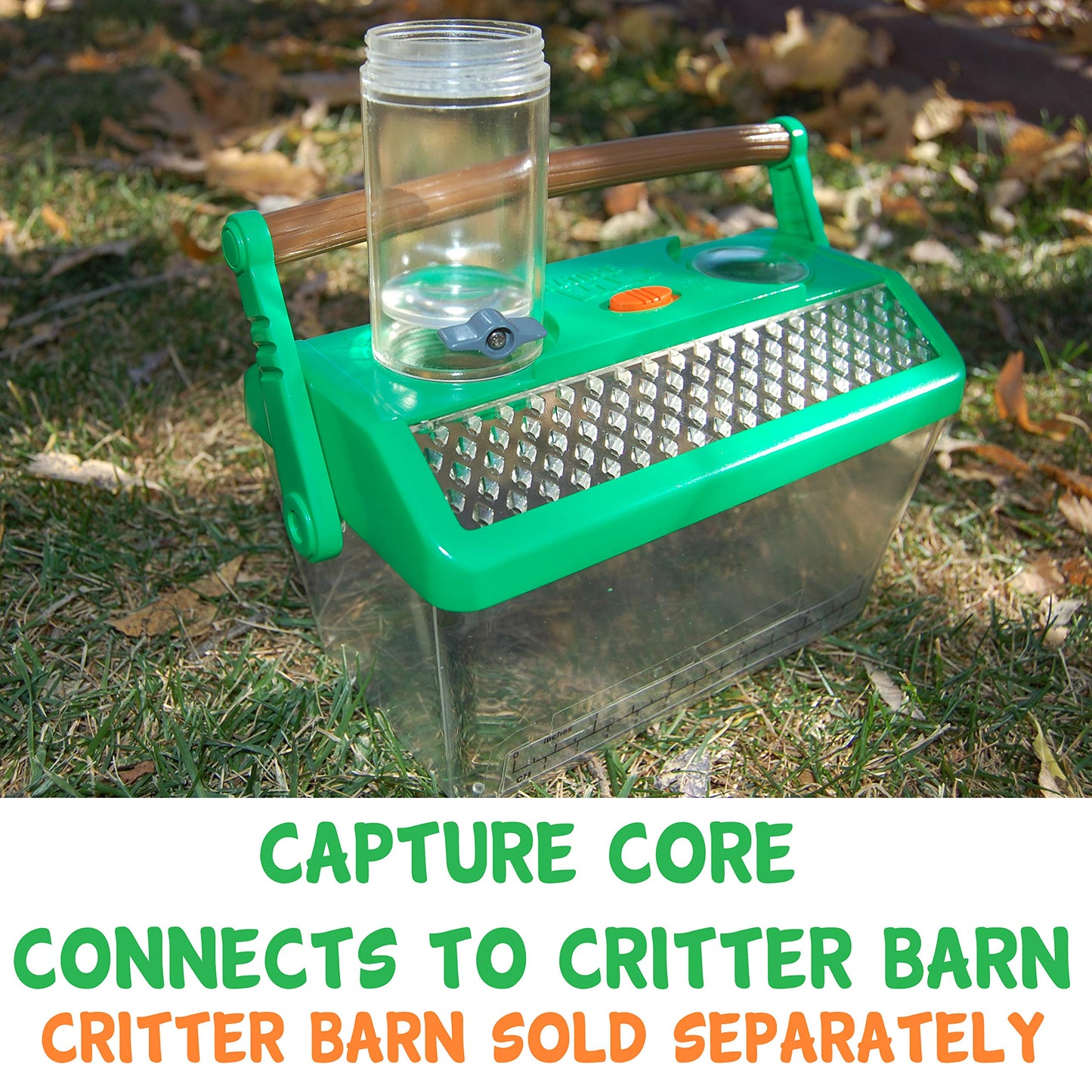 Nature Bound Bug Catcher Toy | Eco-Friendly Bug Vacuum, Catch and Release | Ages 3 to 12 Indoor/Outdoor Play Toy | Includes Capture Core with Magnification | Complete Kit for Kids | Green