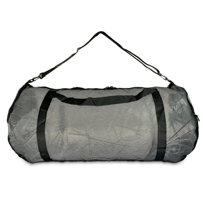 Kraken Aquatics Mesh Duffle Bag with Shoulder Strap | Large Dive Bag for Scuba Diving Gear, Snorkeling, Freediving, Spearfishing, Swimming & Beach | Heavy-Duty Mesh Duffel Bag for Quick Drying | XL