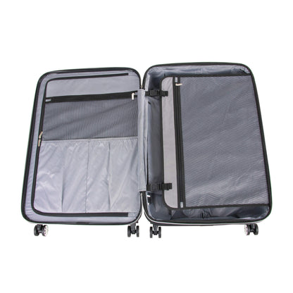 Kenneth Cole REACTION Diamond Tower Collection Lightweight Hardside Expandable 8-Wheel Spinner Travel Luggage, Rose Champagne, 3-Piece Set (20", 24", & 28")