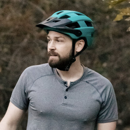 Retrospec Rowan Mountain Bike Helmet with Adjustable ErgoKnob Fit System - 14 Ventilation Ports, Removable Visor & EPS Foam Interior - Lightweight MTB Protection