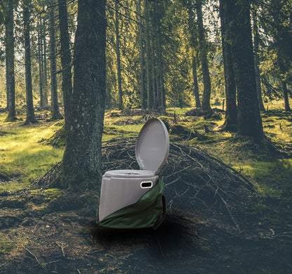 PLAYBERG Portable Travel Toilet for Camping and Hiking (Toilet with Case)