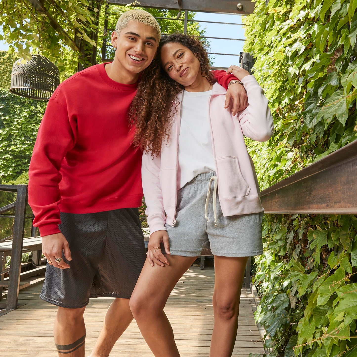 Hanes Women's Pocket Drawstring Cotton Inseam Shorts, Black, X-Large