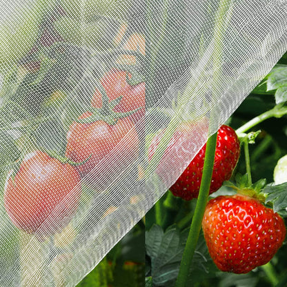 Mosquito Netting, 8 x 24 Ft Bird Netting for Garden Protection Insect Plant Covers for Vegetable Fruits, Garden Mesh Net Pest Barrier Protect Plant from Birds Bugs