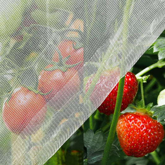 Mosquito Netting, 8 x 24 Ft Bird Netting for Garden Protection Insect Plant Covers for Vegetable Fruits, Garden Mesh Net Pest Barrier Protect Plant from Birds Bugs