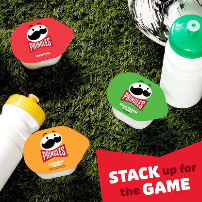 Pringles Potato Crisps Chips, Lunch Snacks, Office and Kids Snacks, Snack Packs, Variety Pack, 12.9oz Box (18 Cups)