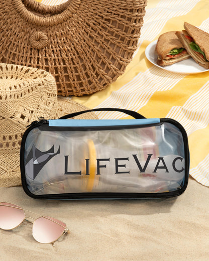 LifeVac Blue Travel Kit - Portable Suction Rescue Device, First Aid Kit for Kids and Adults, Portable Airway Suction Device for Children and Adults