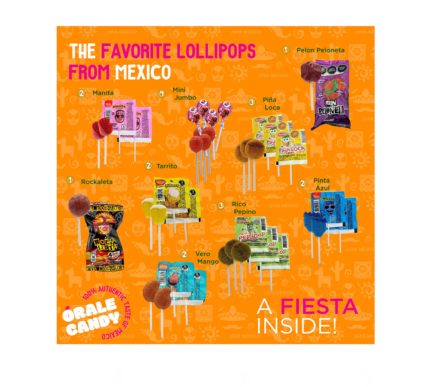 Mexican Candy Mix Assortment, Dulces mexicanos, Includes Vero mango, Salsaghetti, Peloneta, Pelon pelo rico, bulk candies, pulparindo, candy box variety pack