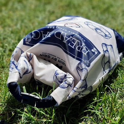 GRIN BY GRIN- 2 Packs Bread Bags, Zipper Reusable Bread Bags for Homemade Loaf, Freezer Sourdough Container, Fresh Keeping Extra Large, Reusable Food Storage Bag