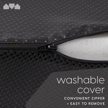 Milliard Memory Foam Seat Cushion Chair Pad – Office Chair Cushion for Enhanced Comfort & Posture Support, Ideal for Office, Car, and Travel Seat Cushion – Cushion for Chair – (Black Mesh)