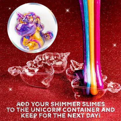 Original Stationery Cosmic Shimmer Unicorn Slime Kit – Creative Crafting Set for Making Enchanting Toys with Galaxy Glitter and Rainbow Hues
