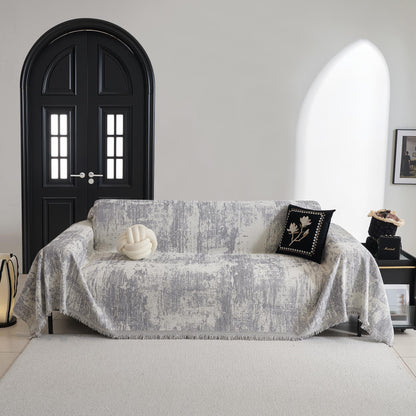 MYSKY HOME Couch Cover for Sectional Sofa Set - Washable Pet Couch Cover, 3 Cushion, Chenille, Multi-Use, 91" X150