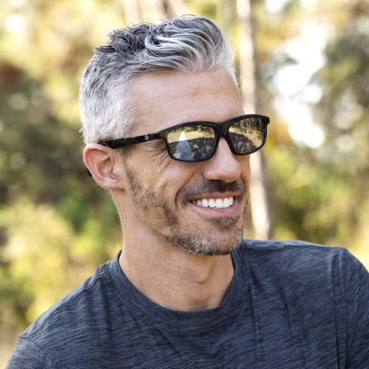 Lucyd Lyte Bluetooth Audio Sunglasses for Men & Women – Smart Glasses with Wireless Bluetooth Headphones, Smart Speaker and Wireless Mic - Bluetooth Eyewear Compatible with Alexa and Siri - Nitrous