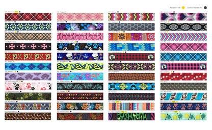 RC Pets 3/4" x 6 ft Dog Leash, Tropical Paisley