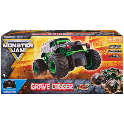 Monster Jam, Official Grave Digger Remote Control Monster Truck, 1:24 Scale, 2.4 GHz, Kids Toys for Boys and Girls Ages 4 and up