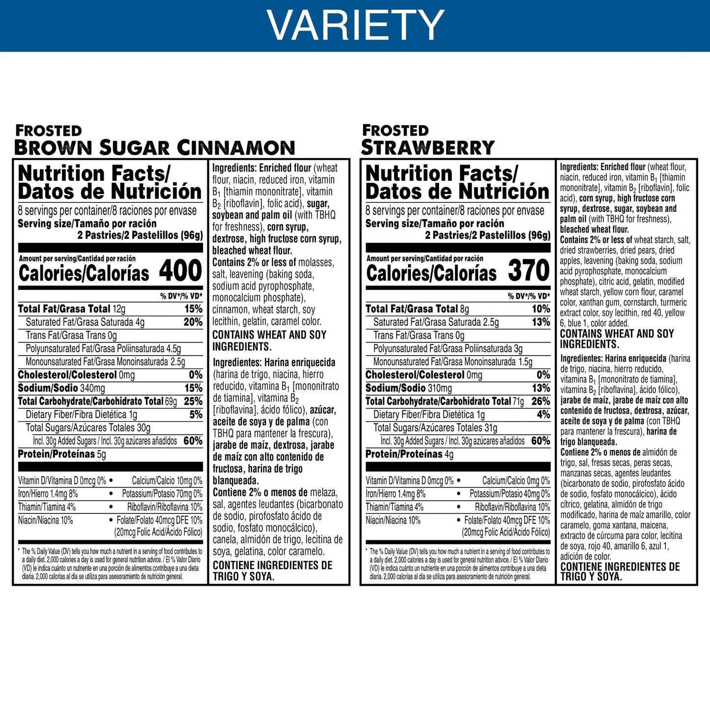 Pop-Tarts Toaster Pastries, Breakfast Foods, Kids Snacks, Variety Pack, 54.1oz Box (32 Count)