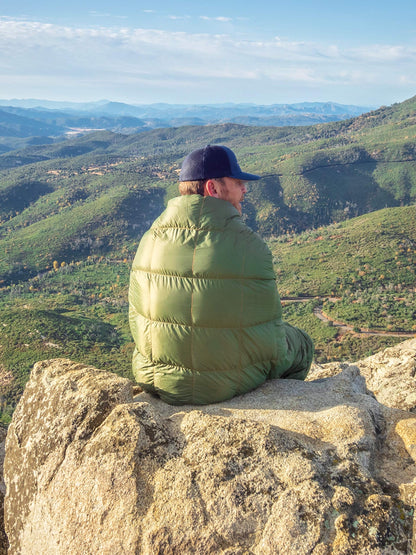 Get Out Gear Down Camping Blanket - Outdoor Lightweight Packable 650 Fill Power Down Blanket Compact Waterproof and Warm Backpacking Quilt for Camping Hiking Travel Hammock