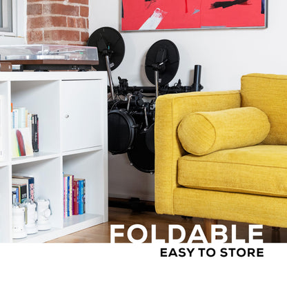 Alesis Turbo Mesh Kit – Electric Drum Set With 100+ Sounds, Quiet Mesh Drum Pads, Drum Sticks, Connection Cables, Drum Lessons