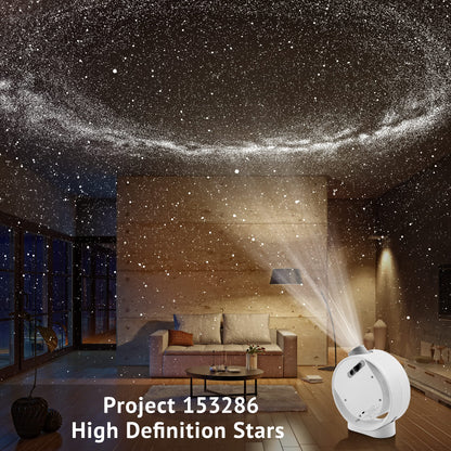 LaView Home Planetarium Star Projector, Ultra Clear Galaxy Projector with 130 ft² Projection Area, Auto-Off Timer, Remote Control, Night Light for Room Decor, 6K Discs, for Kids/Adult Gifts