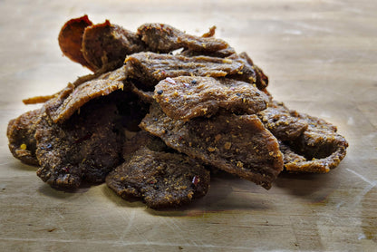 Noble Jerky - Healthy Vegan Plant Protein + Energy Non-GMO Meat Free 100% Natural 4 Bags (2.47 oz each Bag)