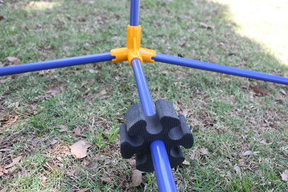 Portable Height Adjustable Badminton Volleyball Tennis Net Set Multi-Purpose Sports Equipment with Poles Stand and Carry Bag for Outdoor Garden Beach