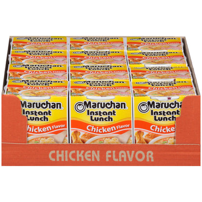 Maruchan Instant Lunch Chicken Flavor, 2.25 Ounce (Pack of 12)