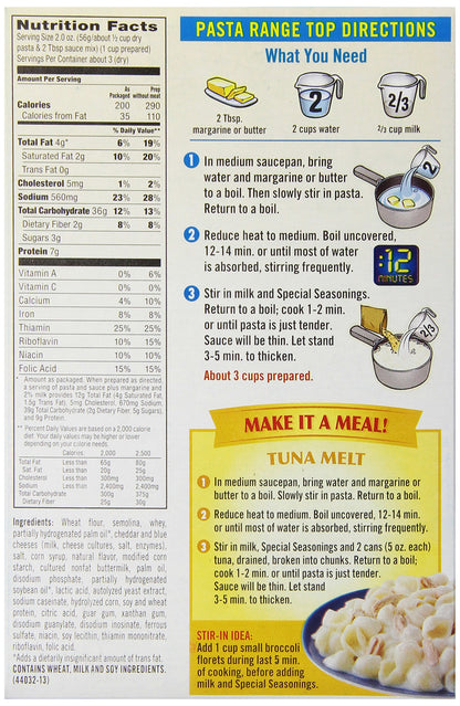 Pasta Roni Shells & White Cheddar Mix 6.2 Fl Oz (Pack of 12)