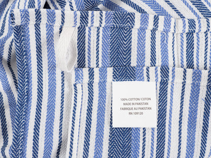 KAF Home Assorted Flat Kitchen Towels | 100% Cotton - 18 x 28 inches | Ultra Absorbent Soft Dish Towels | Perfect for Cooking, Cleaning, and Drying Hands (Navy, 10 Pack)