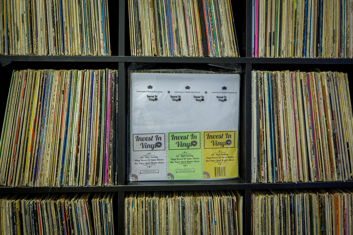 Invest In Vinyl 50 Master Sleeves Rice Paper Anti Static LP Inner Sleeves Vinyl Record Sleeves Provide Your LP Collection with The Proper Protection