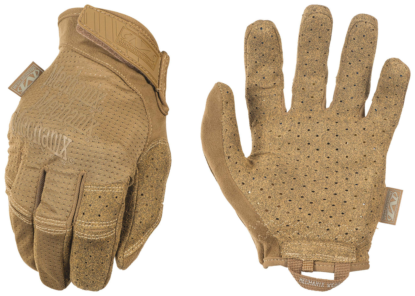 Mechanix Wear Specialty Vent Tactical Gloves - Ventilated Precision Fit High-Dexterity Field Work Gloves - Touchscreen Compatible & Machine Washable - Large - Coyote Tan