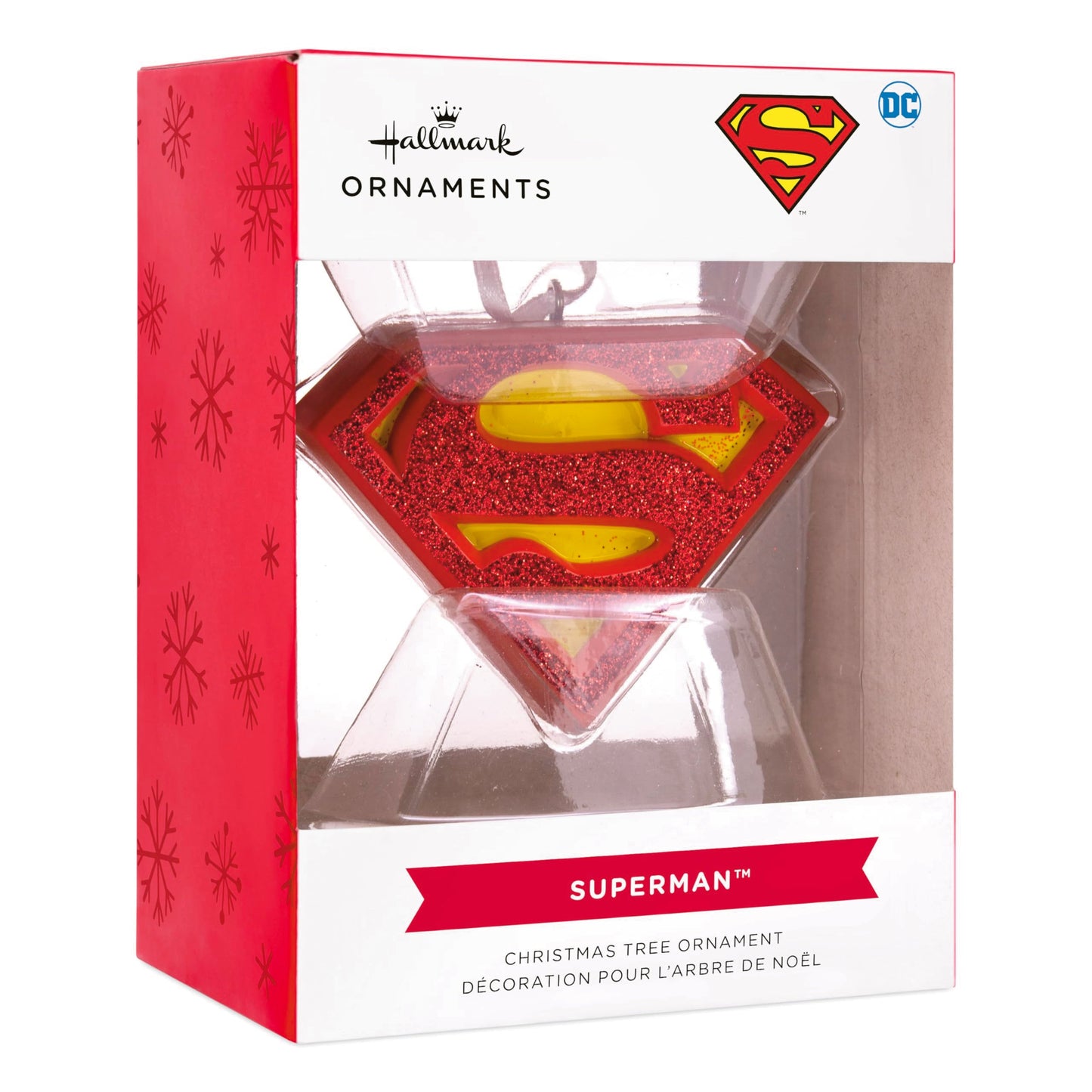 Hallmark DC Superman Shield Christmas Ornament
