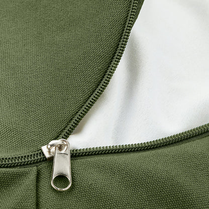 Retrospec Sedona Zafu Meditation Cushion With Buckwheat Hull Fill - Adjustable Yoga & Pilates Support Pillow - 17in Crescent Cotton Cover With Handle